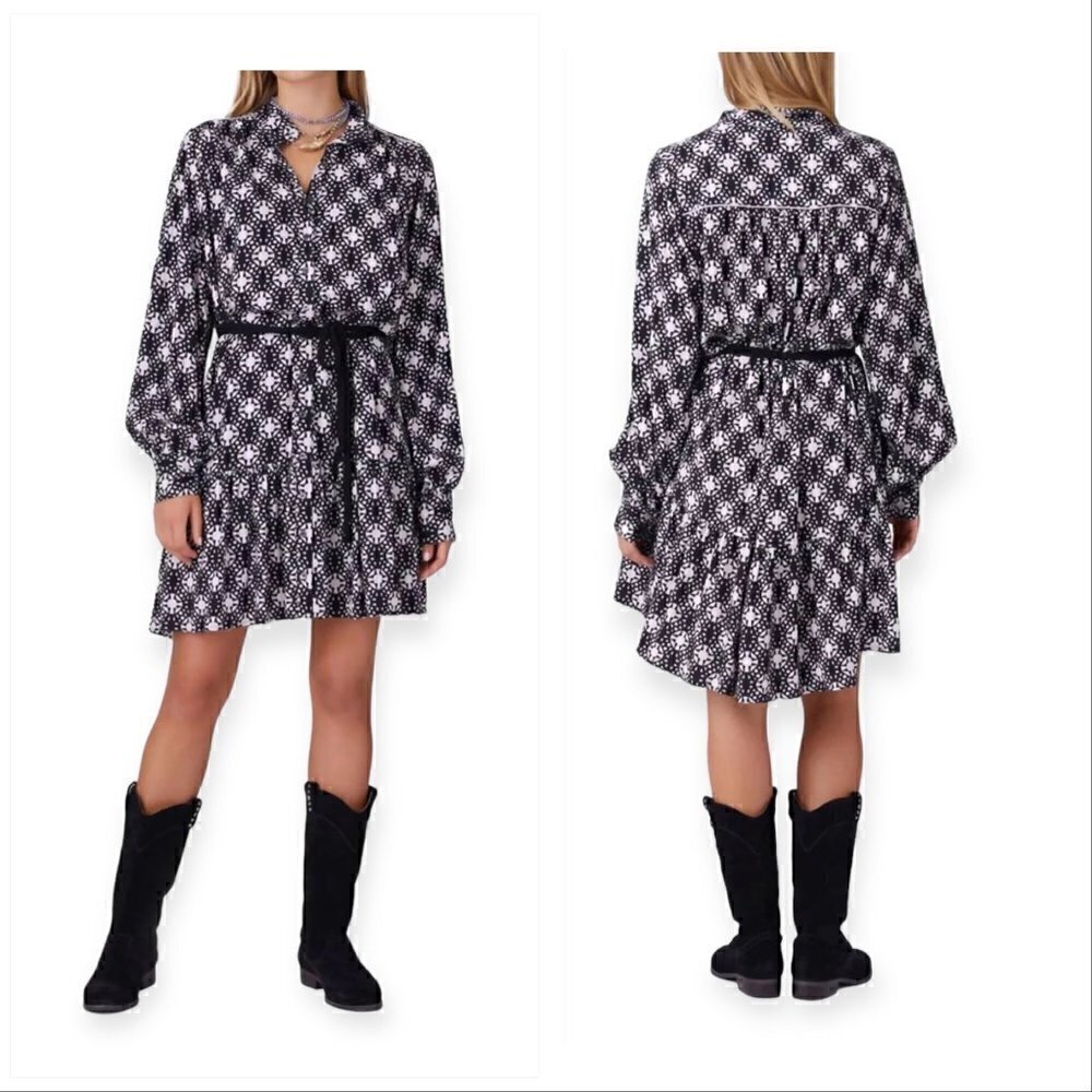 XIRENA  Anastasia Dress In Octave Night In Black, Size XS, NWT